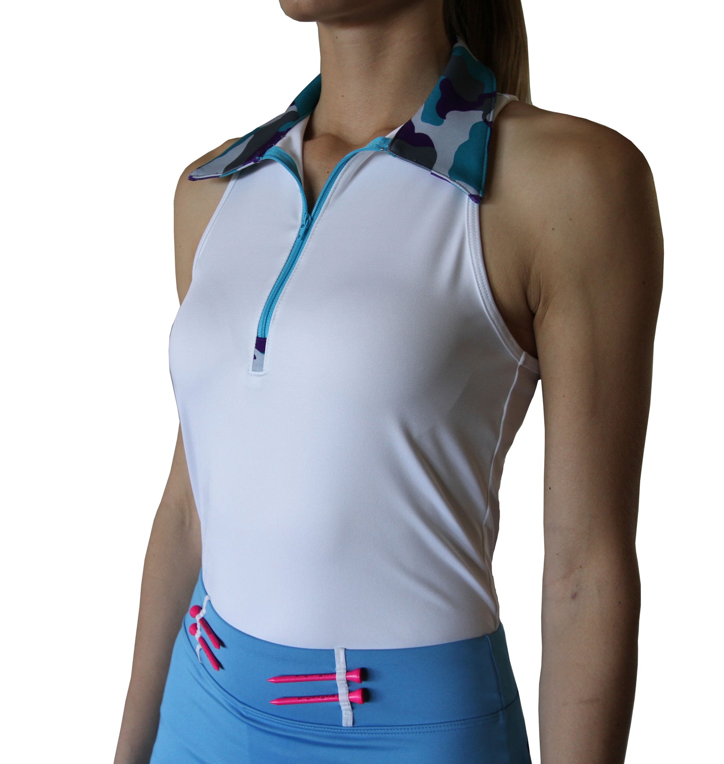 Marina Racerback Golf Polo