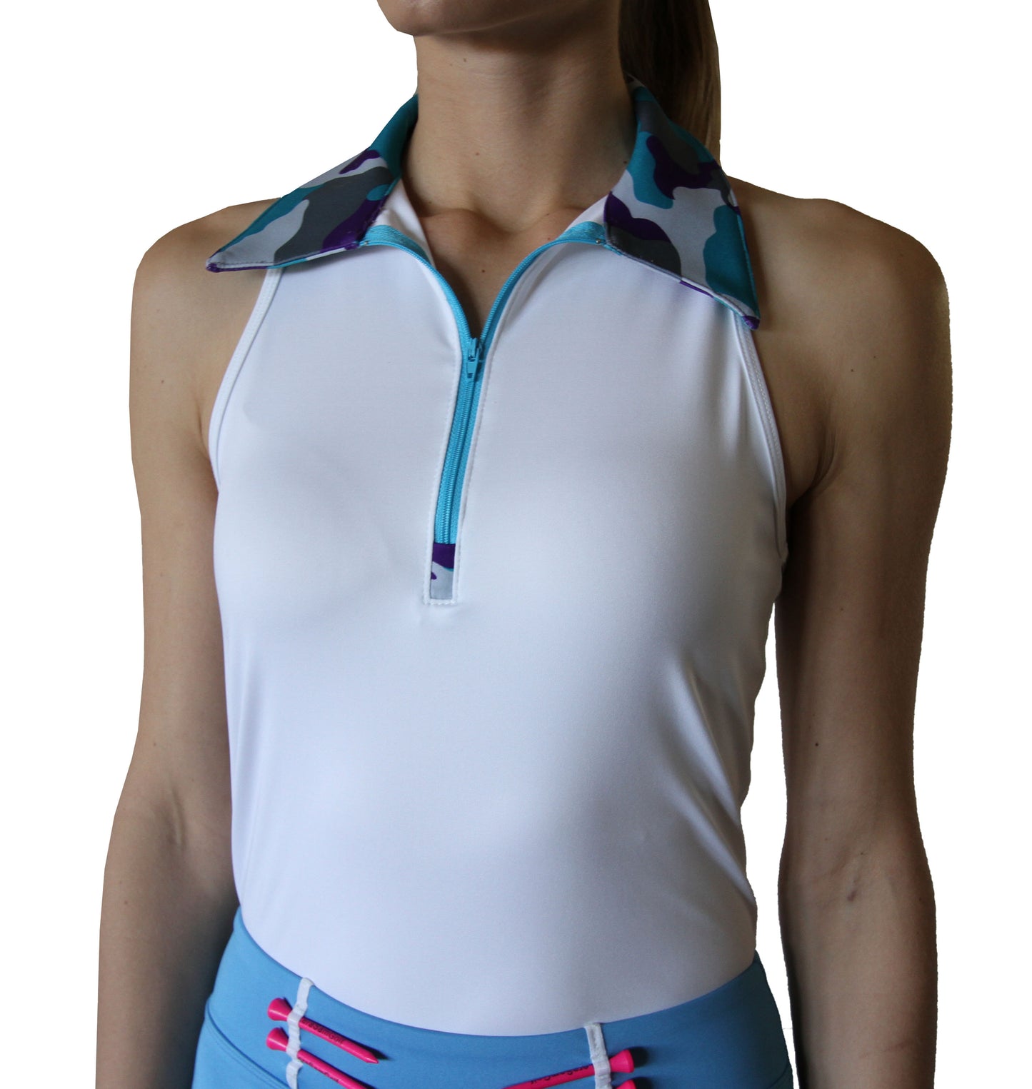 Marina Racerback Golf Polo