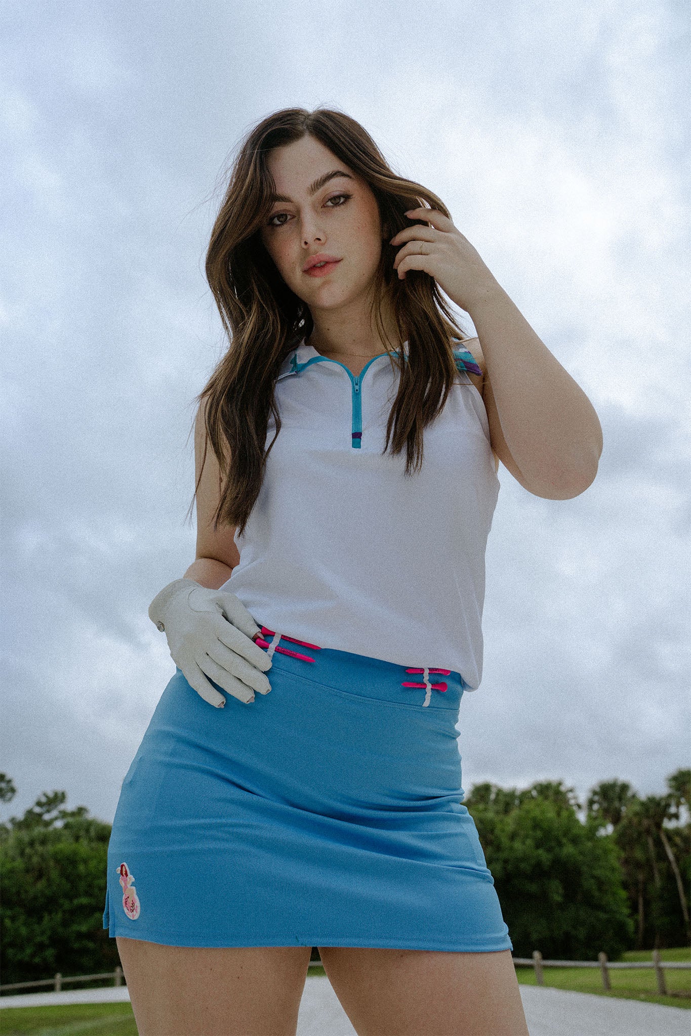 Marina Racerback Golf Polo